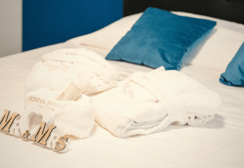 Camera da letto dell'appartamento Domi